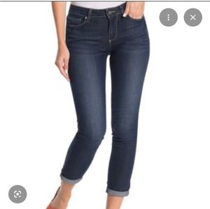 PAIGE Kylie Crop Dark Blue Jeans